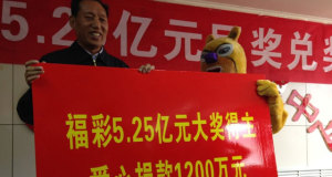 Chinese lottery winner bear costume