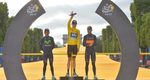 Tour de France 2015 podium