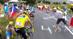chris froom spit tour de france 2015