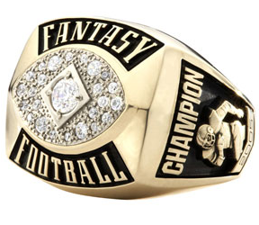 fantasy football champion ring