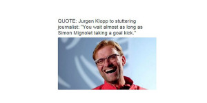 klopp on mignolet error