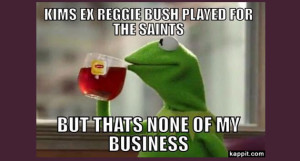 saint west kim kardashian reggie bush